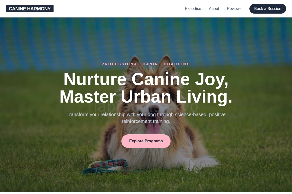 Canine Dog Training
