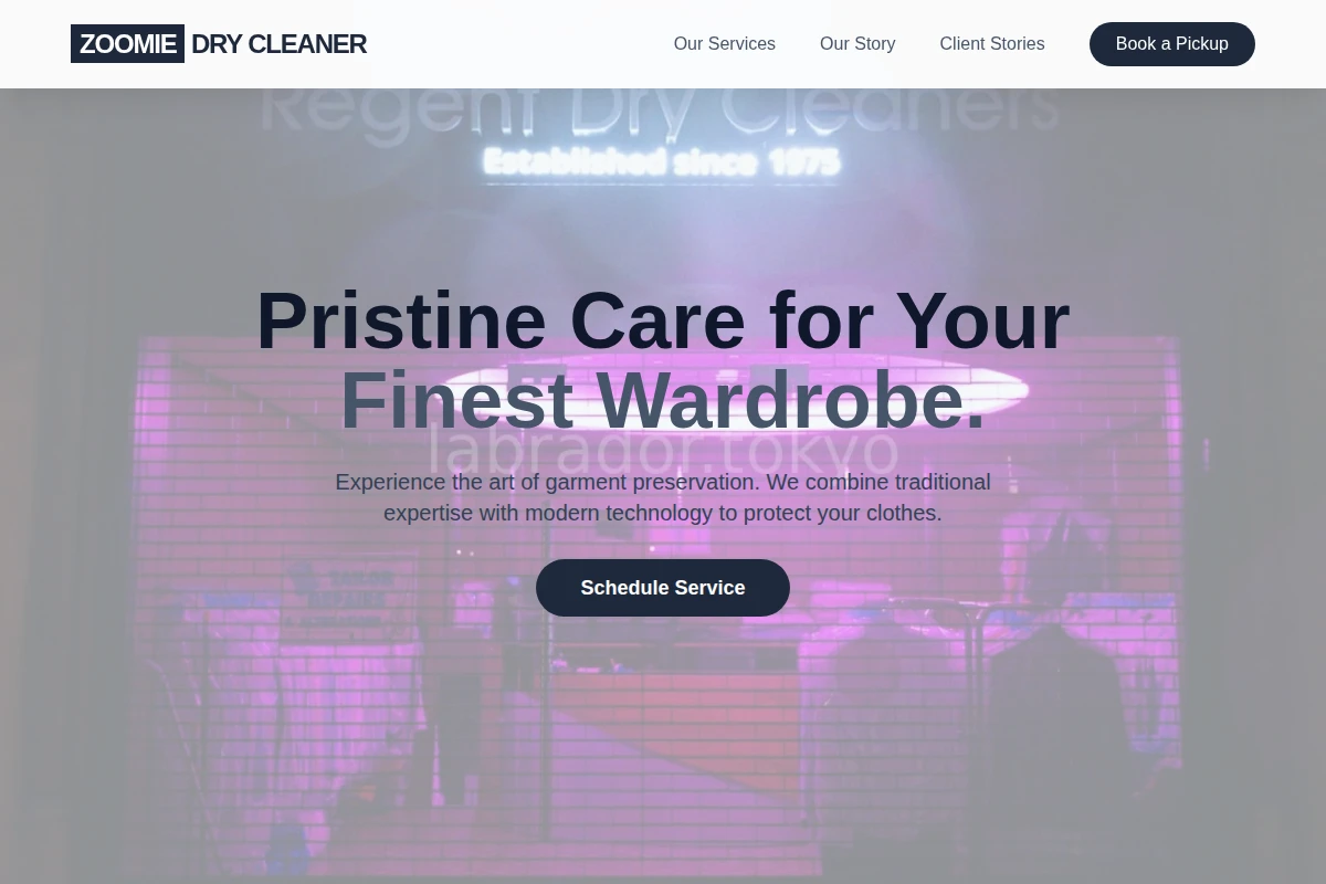 Zoomie Dry Cleaner